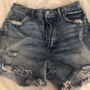 Agolde Dee High Rise Shorts Ricochet 29